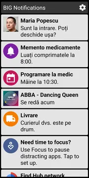 BIG Notifications screenshot
