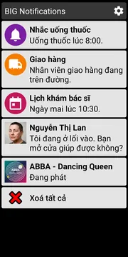 BIG Notifications screenshot